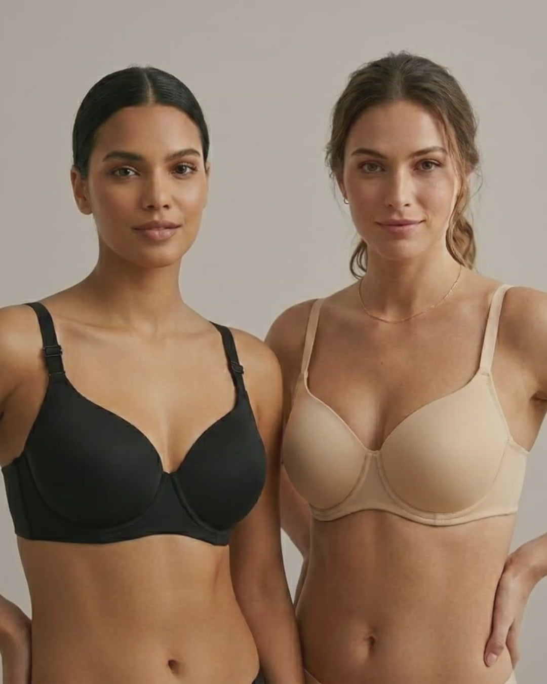 Barely there - Light padded, non-wired cotton bra