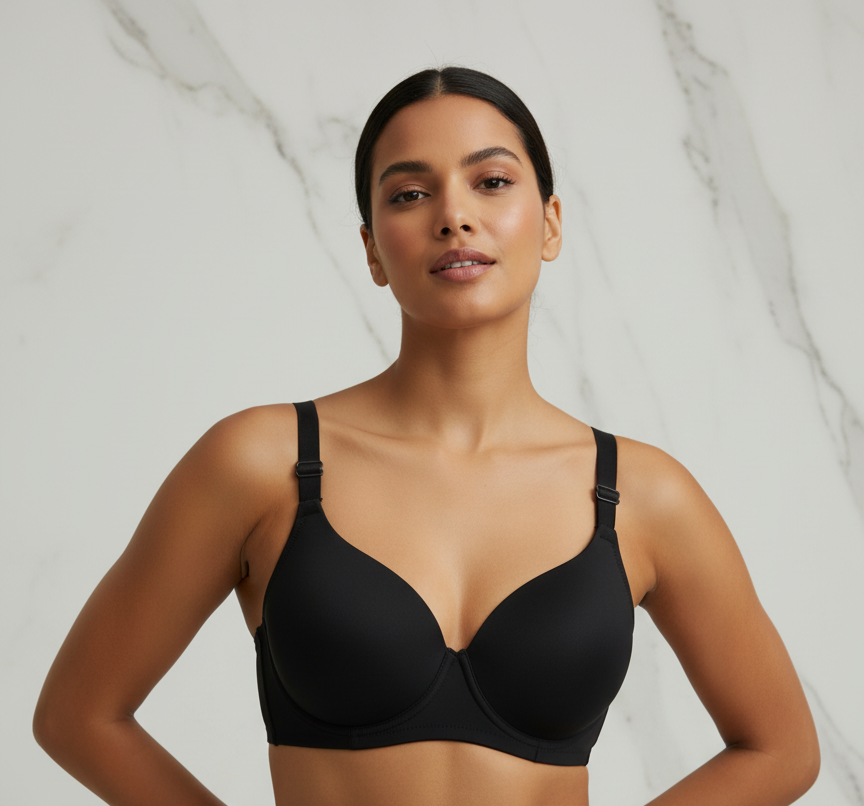 Barely there - Light padded, non-wired cotton bra