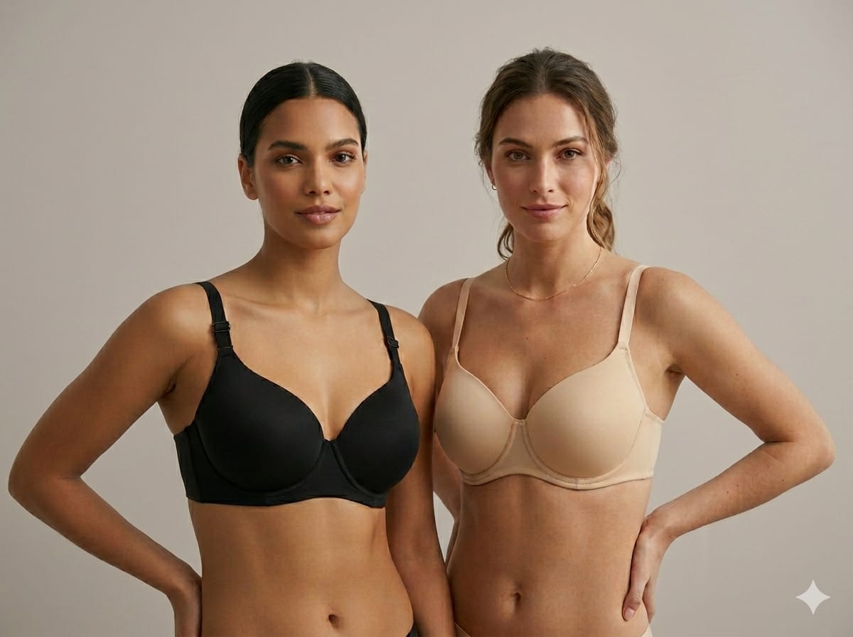 Barely there - Light padded, non-wired cotton bra