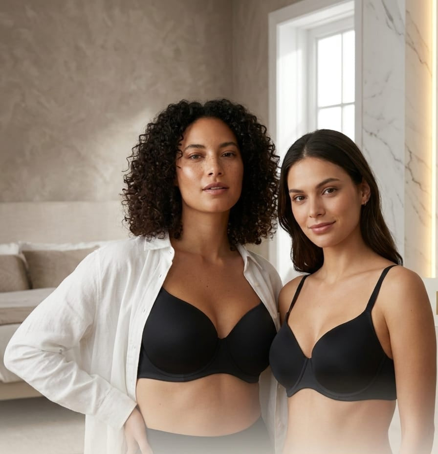 Barely there - Light padded, non-wired cotton bra